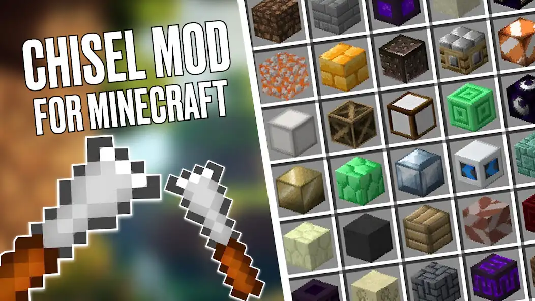Play Chisel Mod for Minecraft MCPE  and enjoy Chisel Mod for Minecraft MCPE with UptoPlay