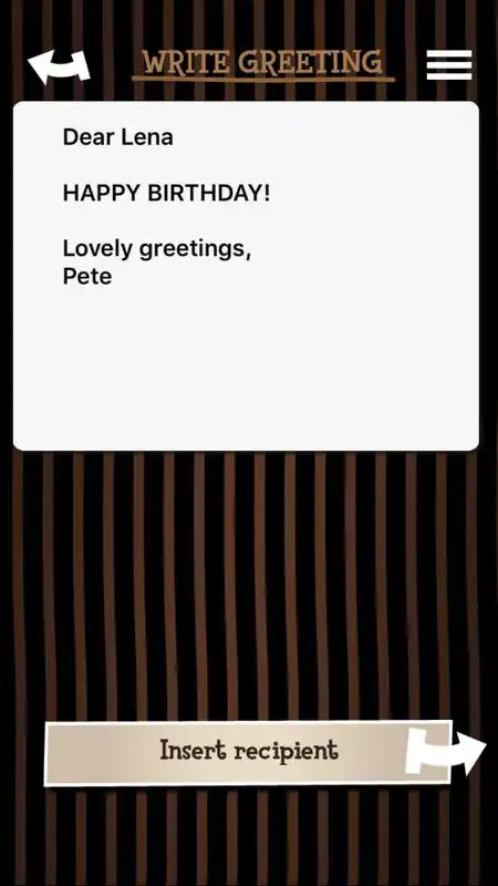 Play chocogreets
