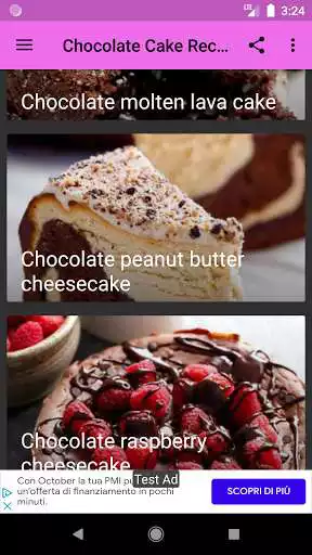 Play Chocolate cake recipes