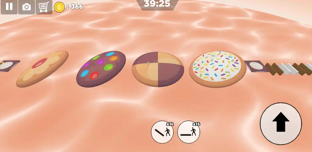 Play Chocolate Cookies Parkour Girl as an online game Chocolate Cookies Parkour Girl with UptoPlay