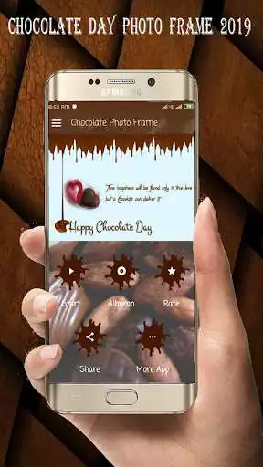 Play Chocolate Day Photo Frame as an online game Chocolate Day Photo Frame with UptoPlay