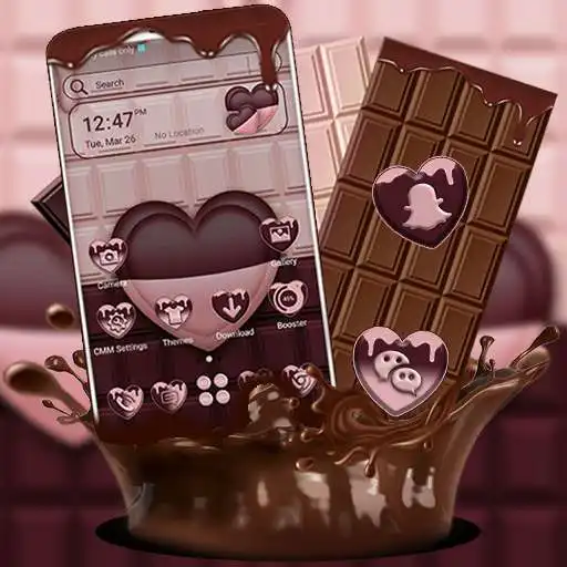 Play Chocolate Heart Launcher Theme APK