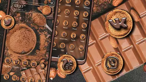 Play Chocolate Launcher Theme  and enjoy Chocolate Launcher Theme with UptoPlay
