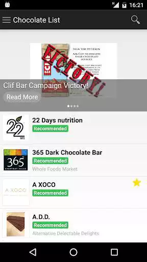 Play Chocolate List Play Chocolate List