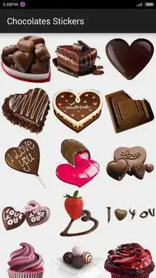 Play Chocolate Love Stickers