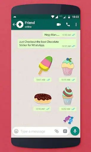 Play Chocolate Stickers For Whatsapp  and enjoy Chocolate Stickers For Whatsapp with UptoPlay