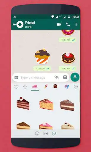 Play Chocolate Stickers For Whatsapp as an online game Chocolate Stickers For Whatsapp with UptoPlay