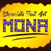 Free play online Chocolate Text Editor - Chocolate Text Collage APK