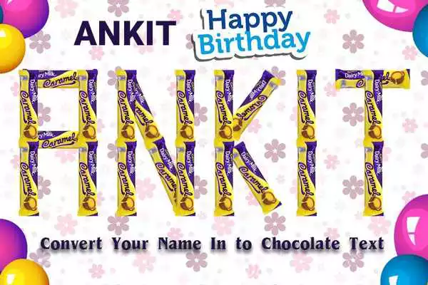 Play Chocolate Text Editor - Chocolate Text Collage