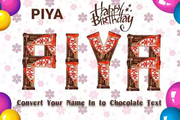 Play Chocolate Text Editor - Chocolate Text Collage