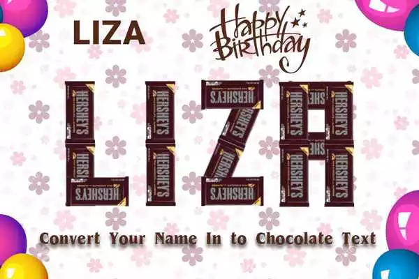 Play Chocolate Text Editor - Chocolate Text Collage