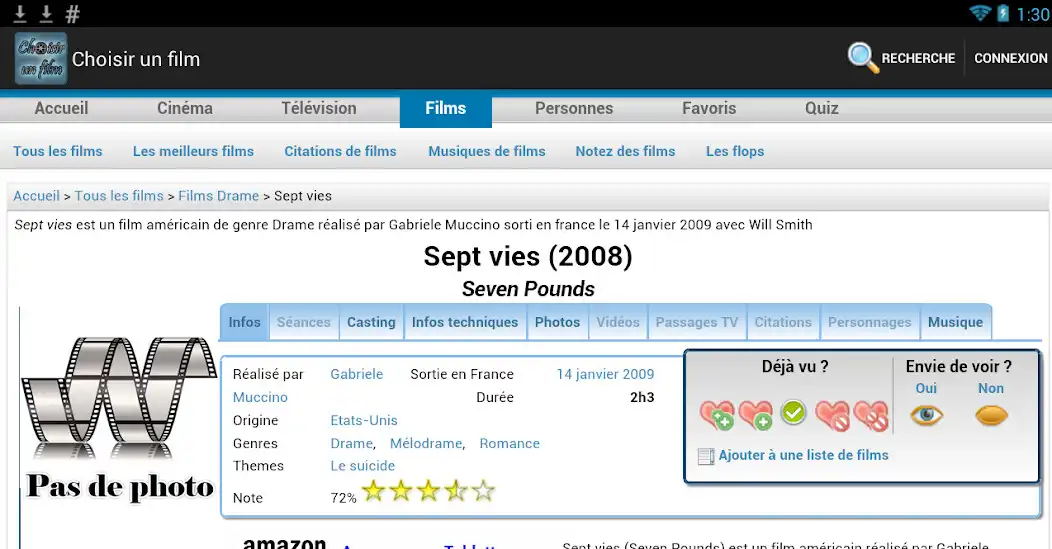 Play Choisir un film as an online game Choisir un film with UptoPlay