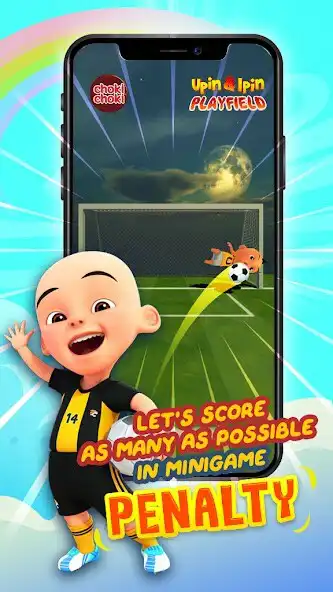 Play ChokiChoki Upin Ipin Playfield as an online game ChokiChoki Upin Ipin Playfield with UptoPlay