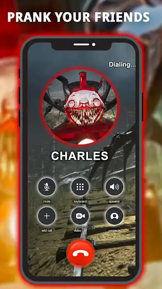 Play Choo Charles Horror Fake Call as an online game Choo Charles Horror Fake Call with UptoPlay
