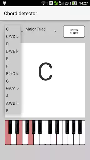 Play Chord detector as an online game Chord detector with UptoPlay