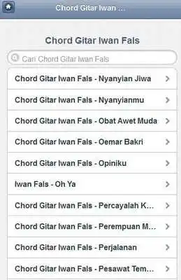 Play Chord Iwan Fals Terbaru
