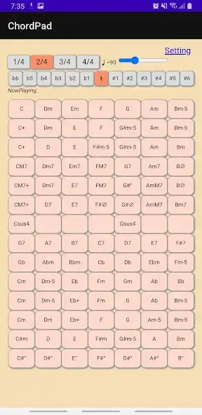 Play Chordpad Lite - Instruments  and enjoy Chordpad Lite - Instruments with UptoPlay