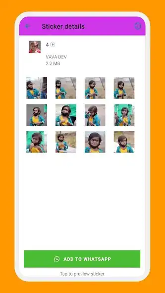 Play Chotu Dada Animated Stickers as an online game Chotu Dada Animated Stickers with UptoPlay