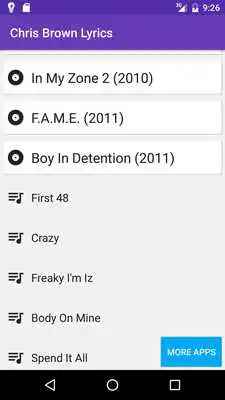 Play Chris Brown Lyrics - All Songs
