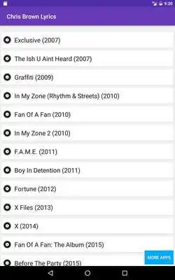 Play Chris Brown Lyrics - All Songs