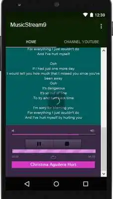 Play Christina Aguilera MusicLyric