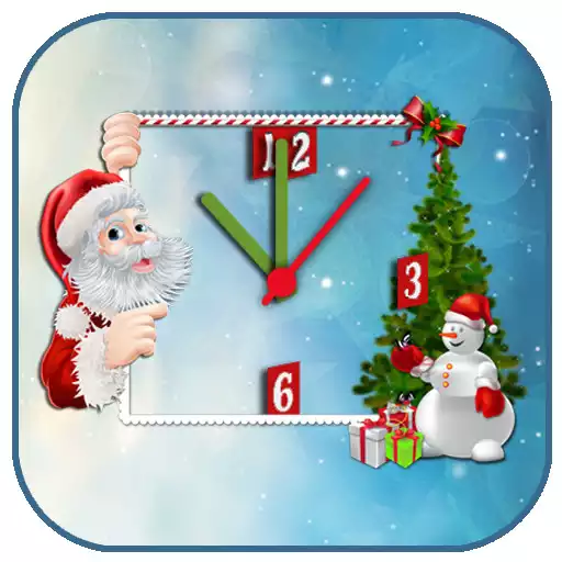 Play Christmas Analog Clock LWP APK