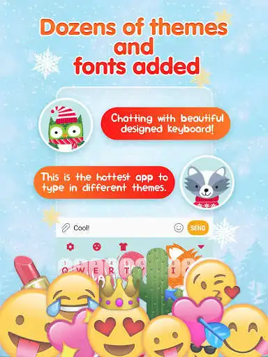 Play Christmas Animal Keyboard Theme for Girls as an online game Christmas Animal Keyboard Theme for Girls with UptoPlay