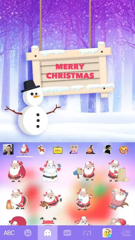 Play Christmas Animated Kika Theme