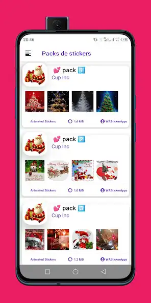Play Christmas Animated Sticker2023 as an online game Christmas Animated Sticker2023 with UptoPlay