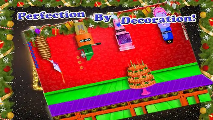 Play Christmas Cake Maker Cooking Game