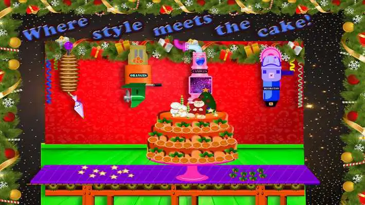 Play Christmas Cake Maker Cooking Game
