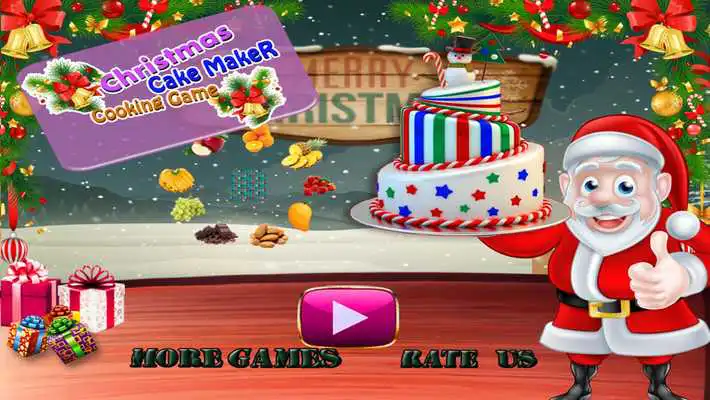 Play Christmas Cake Maker Cooking Game