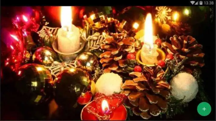 Play Christmas Candle Wallpaper