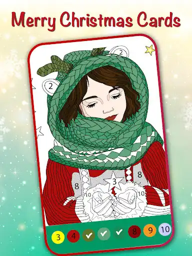 Play Christmas Cards Coloring Book  and enjoy Christmas Cards Coloring Book with UptoPlay