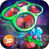 Free play online Christmas Cartoon Drone Sim APK