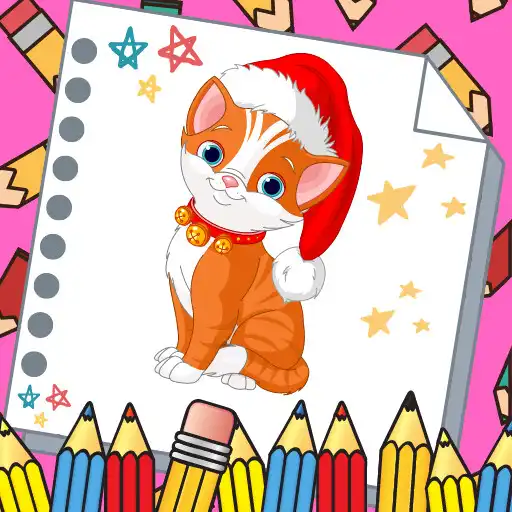 Play Christmas Cat Coloring Book APK