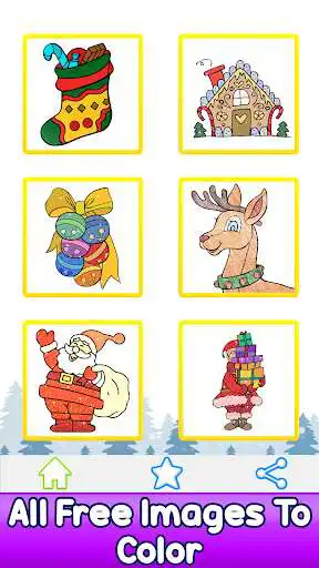 Play Christmas Color by Number: Kids Crayon, Paint Book  and enjoy Christmas Color by Number: Kids Crayon, Paint Book with UptoPlay