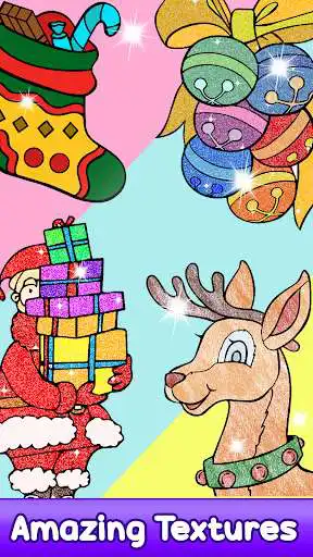 Play Christmas Color by Number: Kids Crayon, Paint Book as an online game Christmas Color by Number: Kids Crayon, Paint Book with UptoPlay