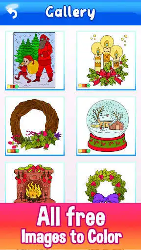 Play Christmas Color by Number - Sparkly Santas Drawing  and enjoy Christmas Color by Number - Sparkly Santas Drawing with UptoPlay