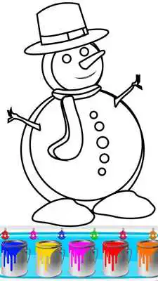 Play Christmas Coloring Book Pages: Santa Coloring Game