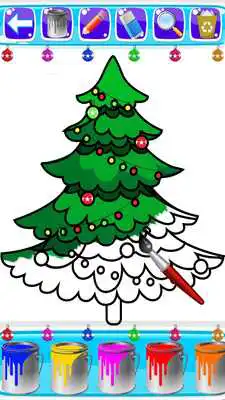 Play Christmas Coloring Book Pages: Santa Coloring Game
