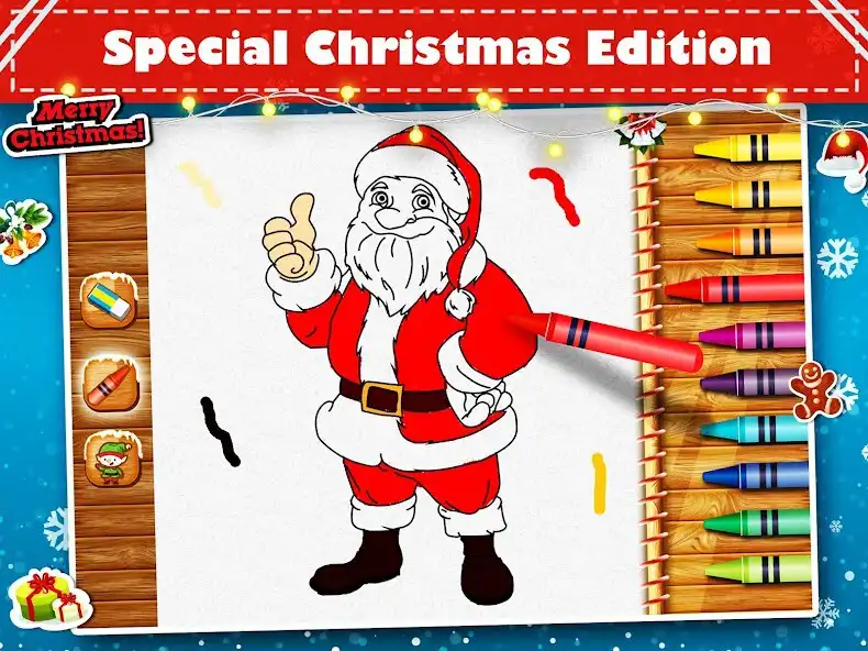 Play Christmas Colouring Book Games  and enjoy Christmas Colouring Book Games with UptoPlay