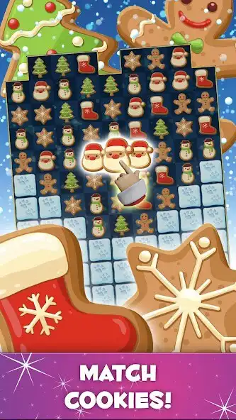 Play Christmas Cookie Land : Christmas Puzzle Game as an online game Christmas Cookie Land : Christmas Puzzle Game with UptoPlay