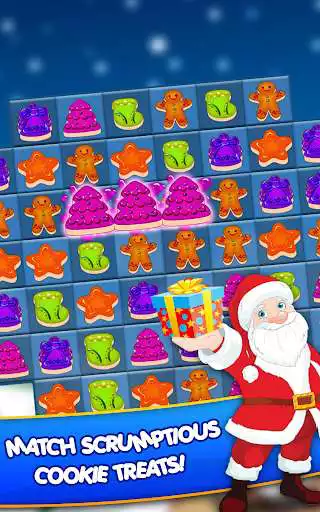 Play APK Christmas Cookie: Santa Claus Match Game 2020  and enjoy Christmas Cookie: Santa Claus Match Game 2020 with UptoPlay com.iBreatheGames.ChristmasCookie