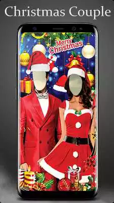 Play Christmas Couple Photo Suit Editor