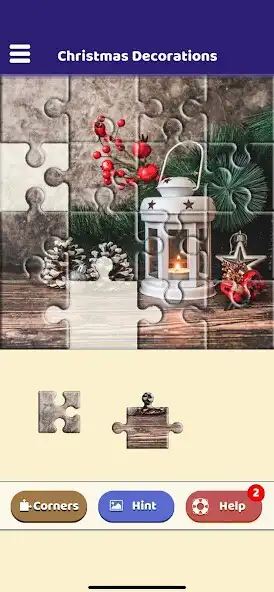 Play Christmas Decorations Puzzle as an online game Christmas Decorations Puzzle with UptoPlay