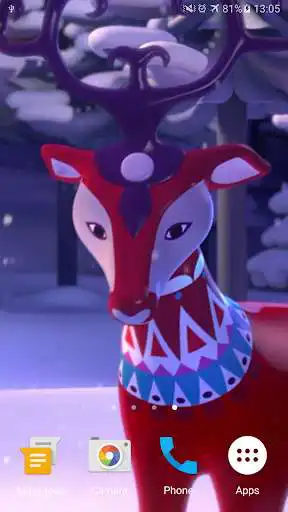 Play Christmas Deer Live Wallpaper as an online game Christmas Deer Live Wallpaper with UptoPlay