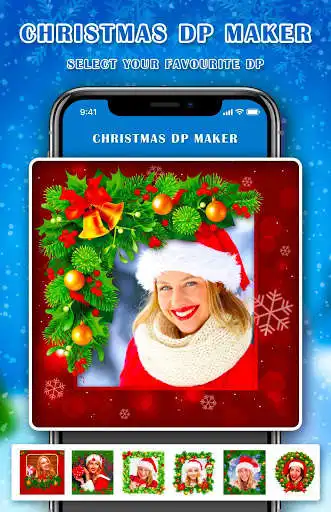 Play Christmas Dp Maker - Christmas Photo as an online game Christmas Dp Maker - Christmas Photo with UptoPlay
