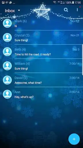 Play Christmas Dream skin 2018 for Handcent Next SMS as an online game Christmas Dream skin 2018 for Handcent Next SMS with UptoPlay