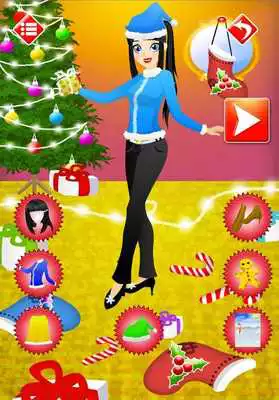 Play Christmas Dress Up Game as an online game Christmas Dress Up Game with UptoPlay